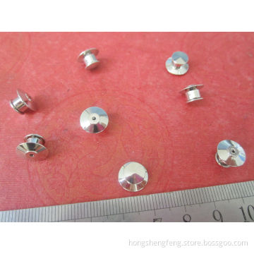 Silver Color Round Brass Pin Clasp/Pin Back/Garment Stud